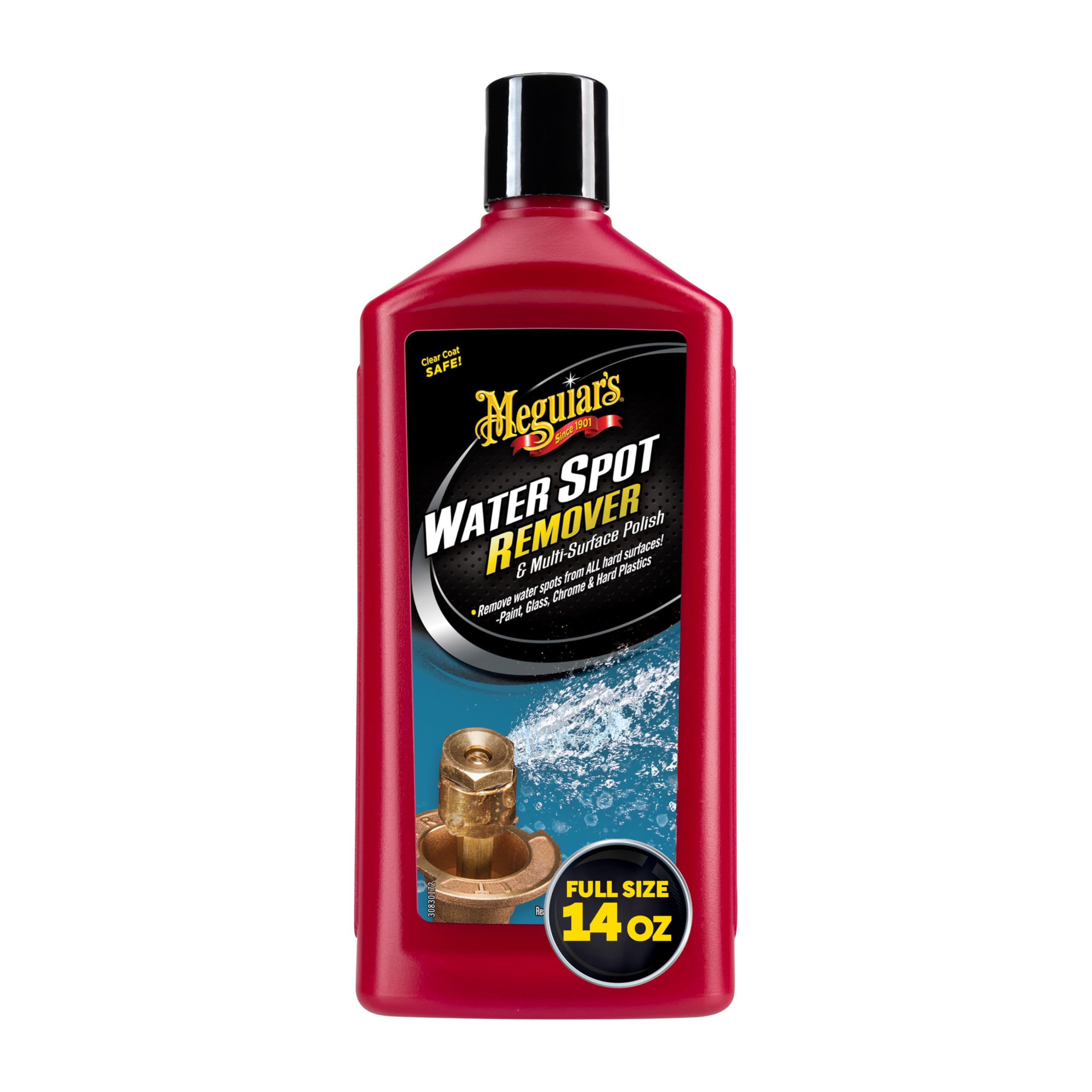 Photo 1 of Meguiar's Water Spot Remover, Heavy Duty Water Spot Remover for Cars, Remove Water Stains and Polish Glossy Paint with a Versatile Clear Coat Safe Formula, 16 oz20