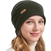 ACUSHLA 100% Merino Wool Slouchy Beanie for Women & Men Knit Winter Hat Unisex Warm Skull Cap for Cold Weather