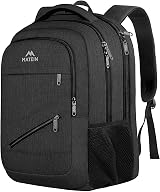 MATEIN 17 Inch Travel Backpack Water Resistant Anti Theft Laptop Daypack Black view 1