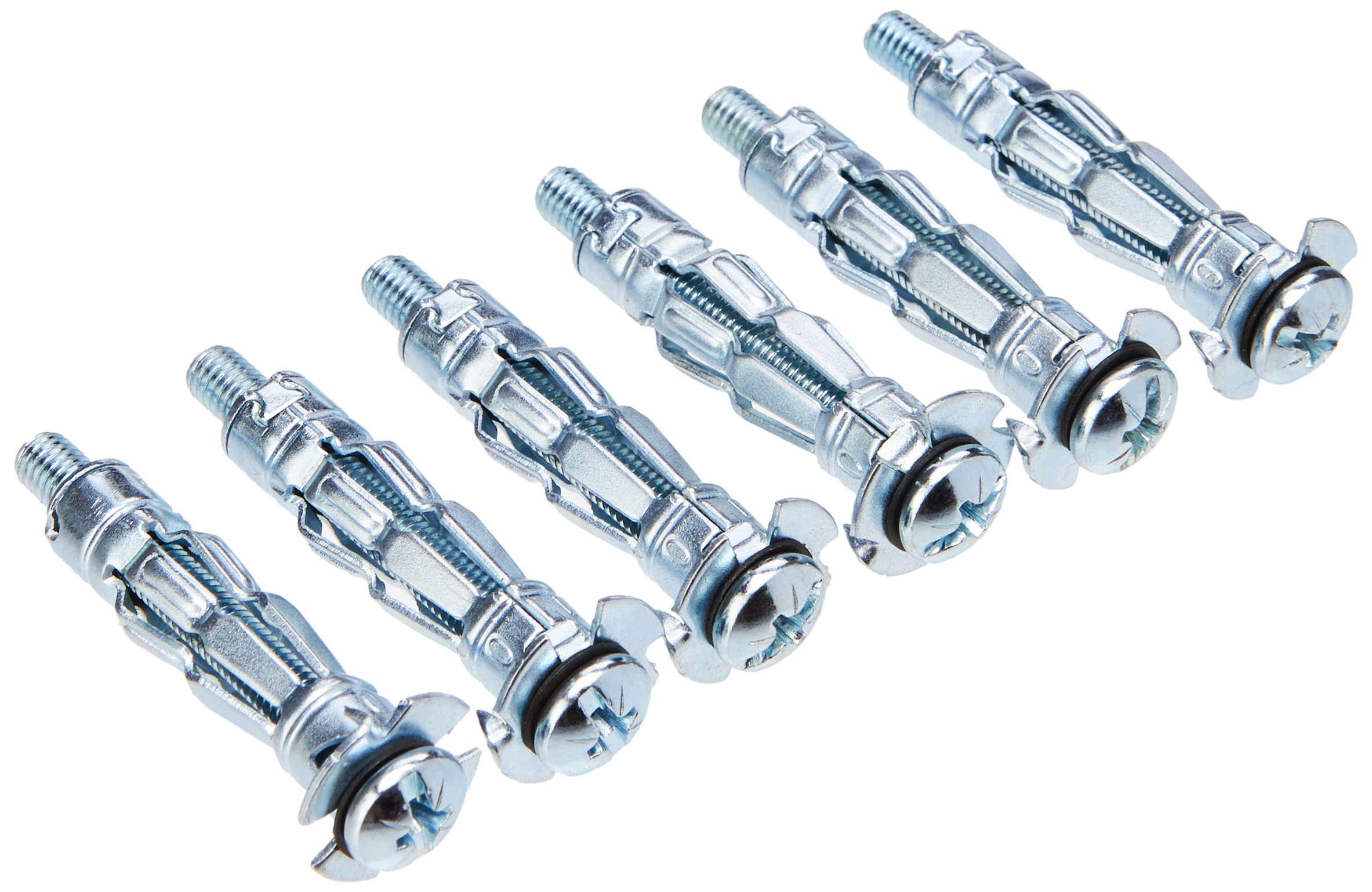 Rawlplug 41 645 Interset Cavity Fixings and Screws (Card of 6) - M5x37 (6 pieces)