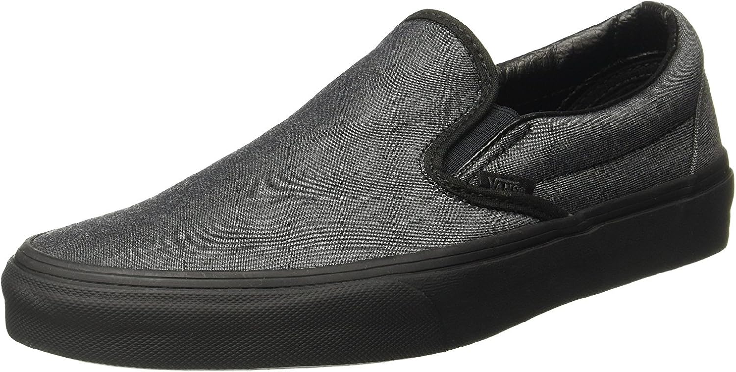 vans authentic black mono leather