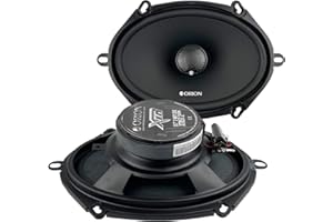 ORION XTR Series XTR57.2 2-Way Coaxial Car Audio Speakers - 5x7”/ 6X8, Full Range, Enhanced Bass Response, 300W, 4 Ohms, Polypropylene Cone W/Butyl Rubber Surround (Pair)