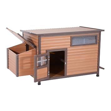 Pawhut Cage Pour Poules Abri De Jardin Grand Poulailler Pour 2 4