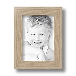 ArtToFrames 5x7 Inch Brown Picture Frame, This