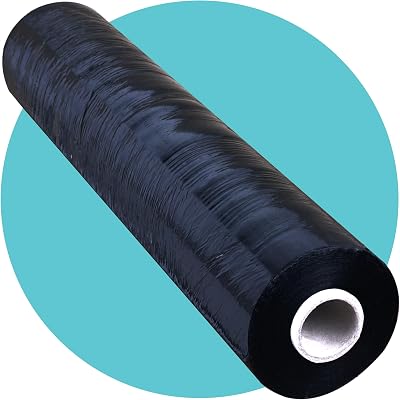 Triplast Pallet Stretch Wrap Roll 400mm x 250m Black Heavy Duty