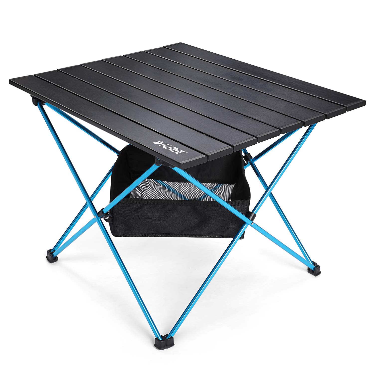 G4Free Camping Table Folding Portable Camp Table Ultralight Collapsible Aluminum Tables with Mesh Storage Bag