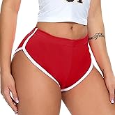 Women's Sexy Booty Shorts Retro Dolphin Shorts Sports Yoga Gym Running Hot Pants