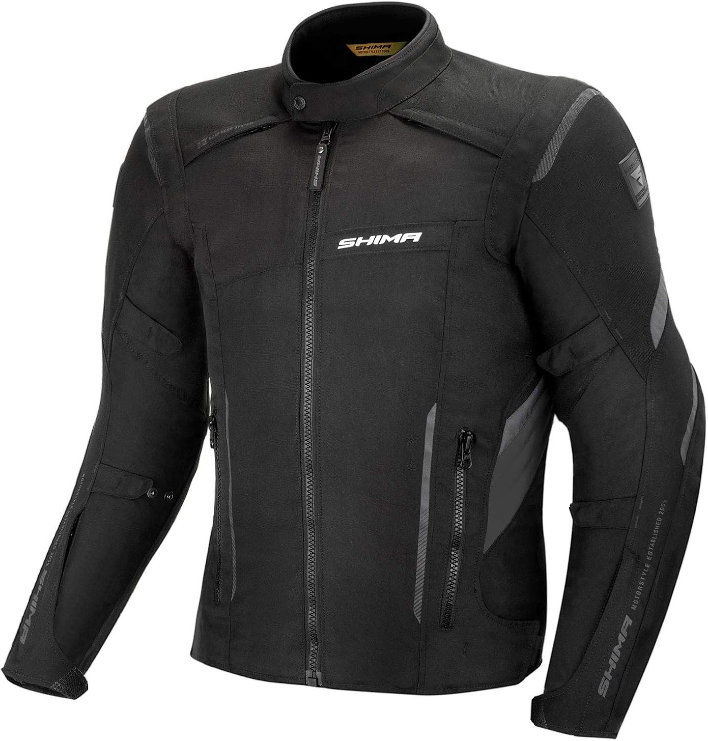 Amazon.com: SHIMA RUSH Motorcycle Jacket for Men - All Season 3 Layer Textile Mens City Biker 