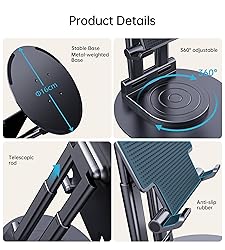BHHB Tablet Stand, Tablet Holder Adjustable, Tablet