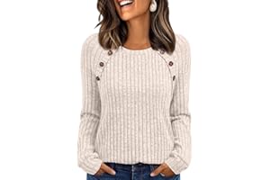 LILLUSORY Womens Tops Long Sleeve Shirts Fall Lightweight Sweaters