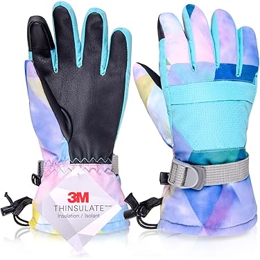 Moufles D'hiver Enfant - 2 Paires - Pour Garçon Et Fille 1 à 4 Ans - Mitaines Thermiques Avec Corde - Doublure Polaire