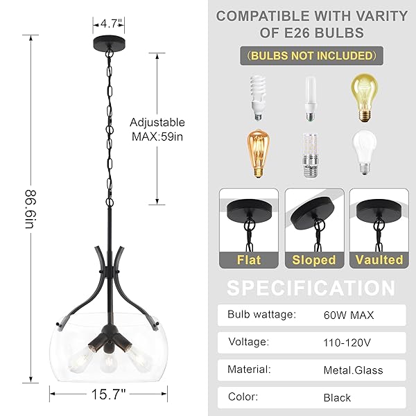 NZZDYI 4-LIGHT FARMHOUSE CHANDELIER FAUX WOOD CHANDELIERS DINING ROOM LIGHT FIXTURE ADJUSTABLE RUSTIC CAGE PENDANT LIGHT FIXTURES FOR KITCHEN ISLAND ENTRYWAY BEDROOM