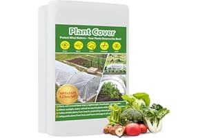 Plant Covers Freeze Protection, 10x33ft Green Frost Blanket for Winter, 1.23 oz/yd² Fabric, Premium Frost Protection Cover, B