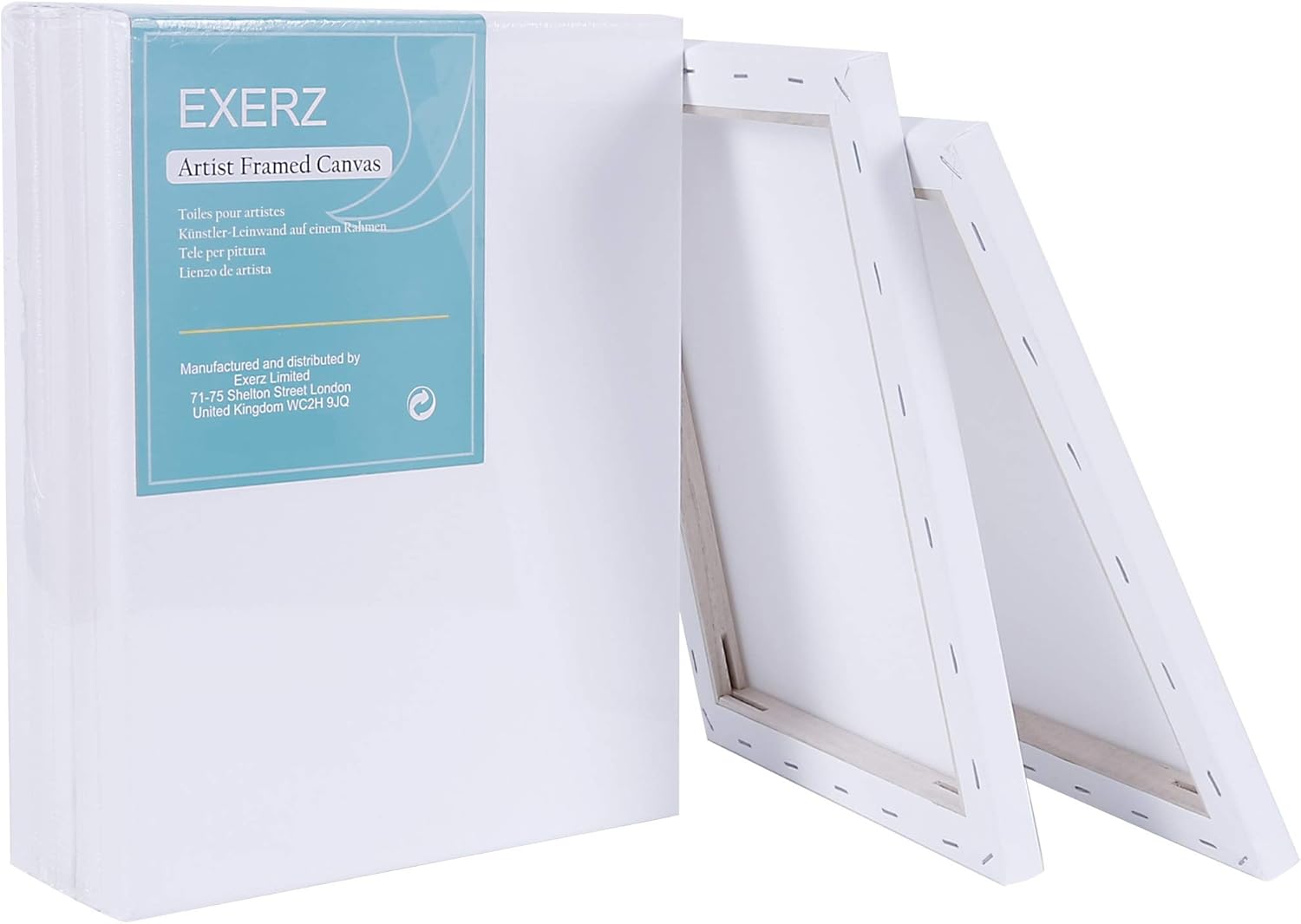 Exerz 24x30cm Framed Canvas 5pk