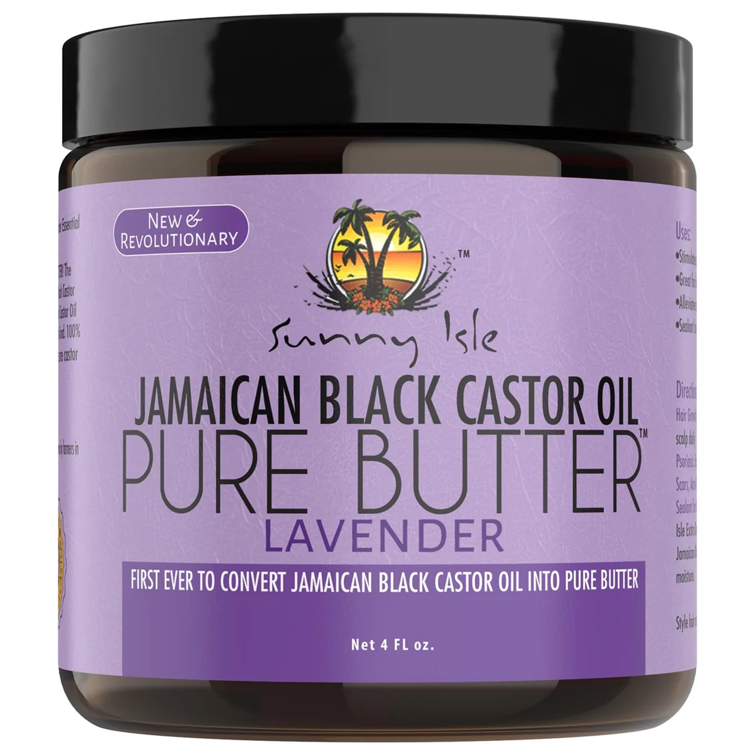 Jamaican Black Castor Oil Lavender Pure Butter 118ml