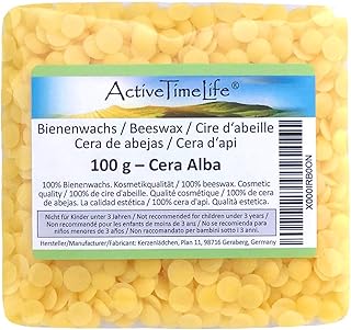 Bienenwachs Pastillen Bio, gelb, 100 g, für Kosmetik Kerzen Cremes Salben Seifen