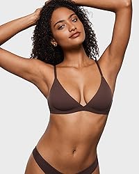 INLYRIC Women's Inbarely Triangle Bralette Plunge