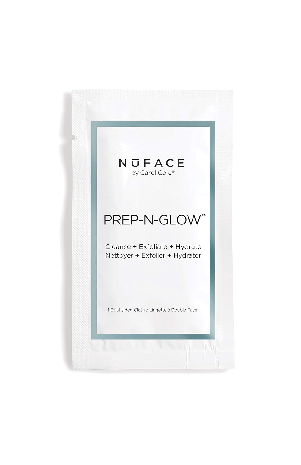 NuFACE PrepNGlow Dual-Sided Cleansing Cloths, 20 Count: Premium Beauty