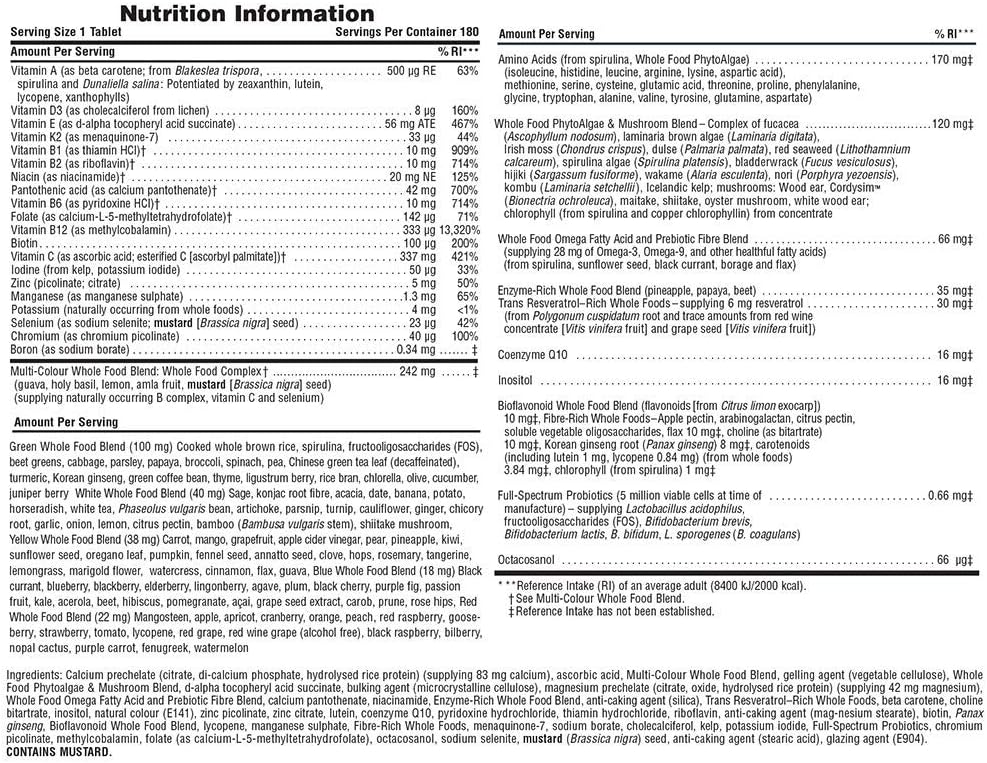 NaturesPlus Source of Life Gold Tablets, Whole Food Multivitamin for Men and Women Energy Booster, Immune Support, Vegetarian - Image 4