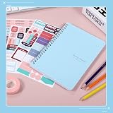 Thboxes Weekly Planner Notebook A5 Spiral Undated 52 Week Goals Habit Tracker view 5