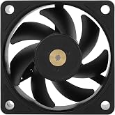 Thermalright TL-B6B 60mm CPU Cooler Fan,Silent Computer Case Fan,6025 Case Cooling,DC 12V CPU Mute Cooling, 3200RPM Speed, Low Noise 20.17dba(Black)