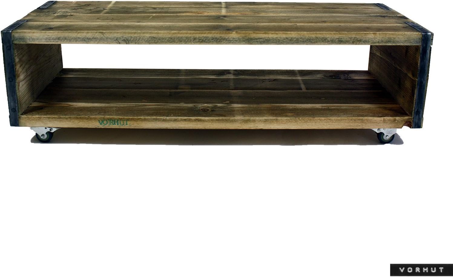 Vorhut 'Baird' - Custom Vintage Industrial Scaffold Board TV Bench