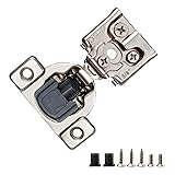 STIANC 10 Pack 5/8" Overlay 3D Soft Close Hinges