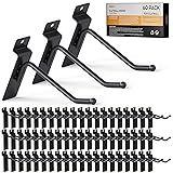 INCLY 60 Pack Slatwall Hooks, 4 Inch Heavy Duty