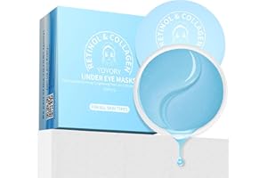 YOYORY Under Eye Patches Masks - for Eye bags,Dark Circles,and Fine Lines,puffiness Smoothing Skin Care Treatment with Collagen and Hyaluronic Acid for Women and Men, (60 Pcs) Blue