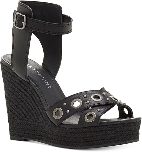 lucky brand black wedges