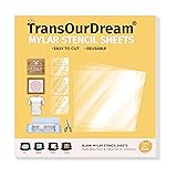TransOurDream Easy Cut Stencils for Crafts