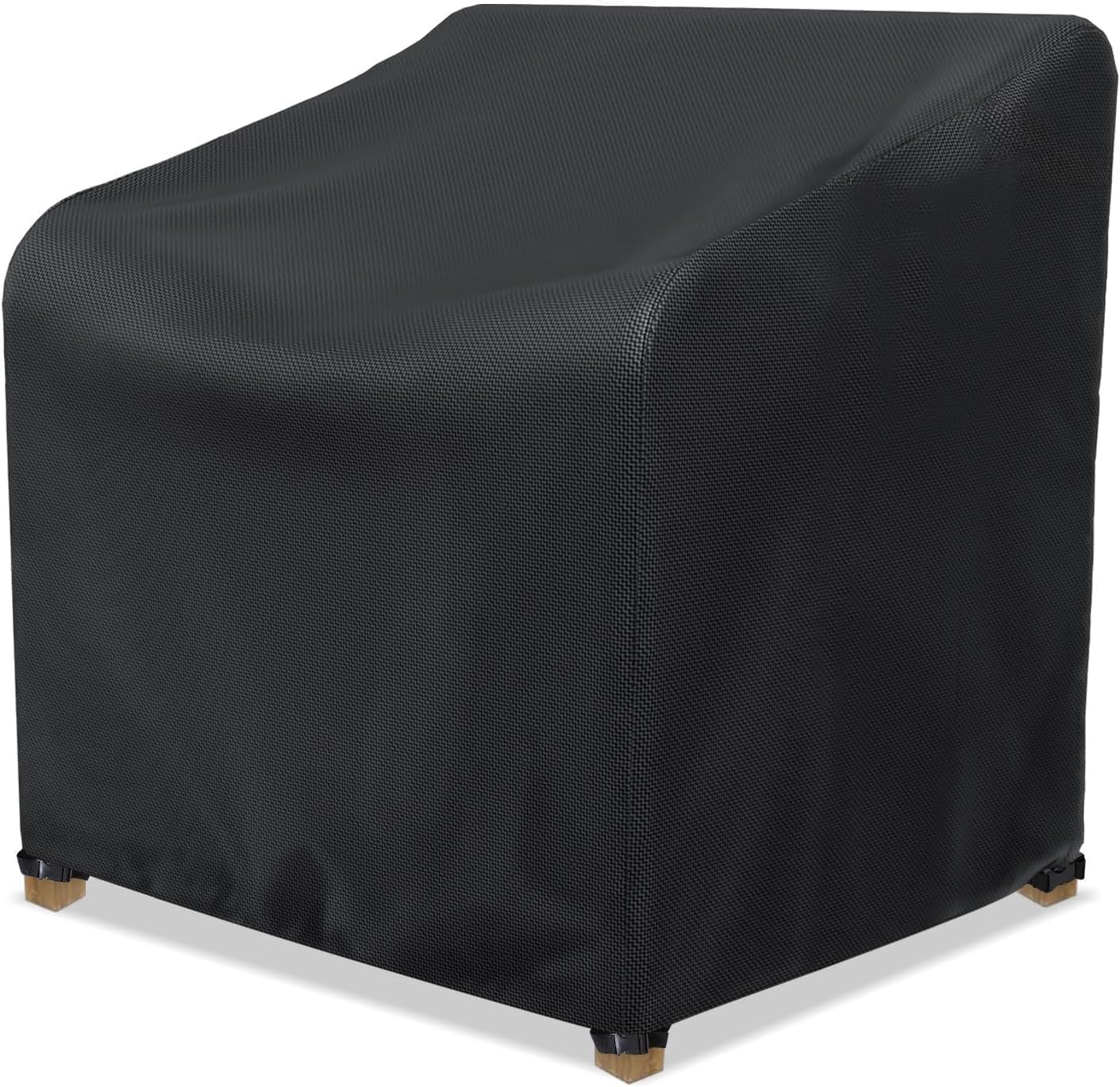 Patio Chair Cover Outdoor Chair Cover Heavy Duty Waterproof Furniture Chair Covers For Chairs1 Pack All-Weather protection Outdoor Lawn Furniture Covers Fits up to 31L X 29W X 36H,Black (1)