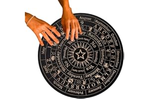 Divination Board Dowsing - Wooden Metaphysical Planchette Message Boards with Letters | Spirit Decorations Divination Board G