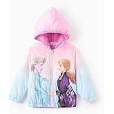 Disney Stitch Frozen Elsa Minnie Mouse Toddler Girl/Boy Puffer Jacket Kids Heavyweight Hooded Warm Winter Down Coat 2-13Years