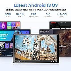 Topsand Latest Android 13 Tablet, 10.1 Inch Tablet