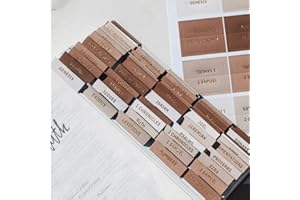 DAYBREAK 41 Laminated Bible Tabs for Women Study Bible - Earth Tone Neutral Gold Foil Bible Index Tabs for Men (Dune)