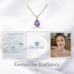 SEA OF ICE Pear Shape Teardrop Natural Gemstones