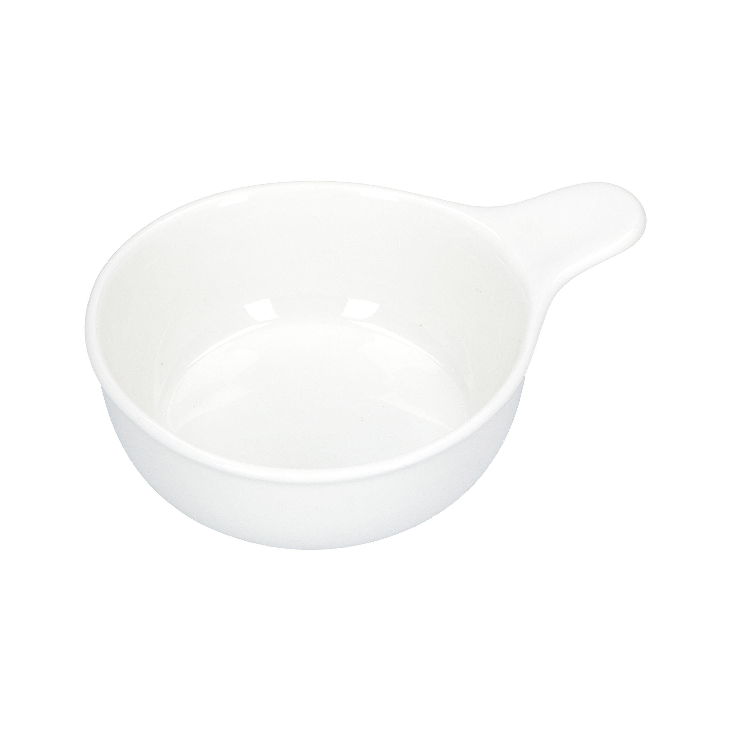 Porcellana Terrine Bowl W/Handle Cm 18X13,7X5, Porcelain, Multi-Colour, 0.1 x 0.1 x 0.1 cm