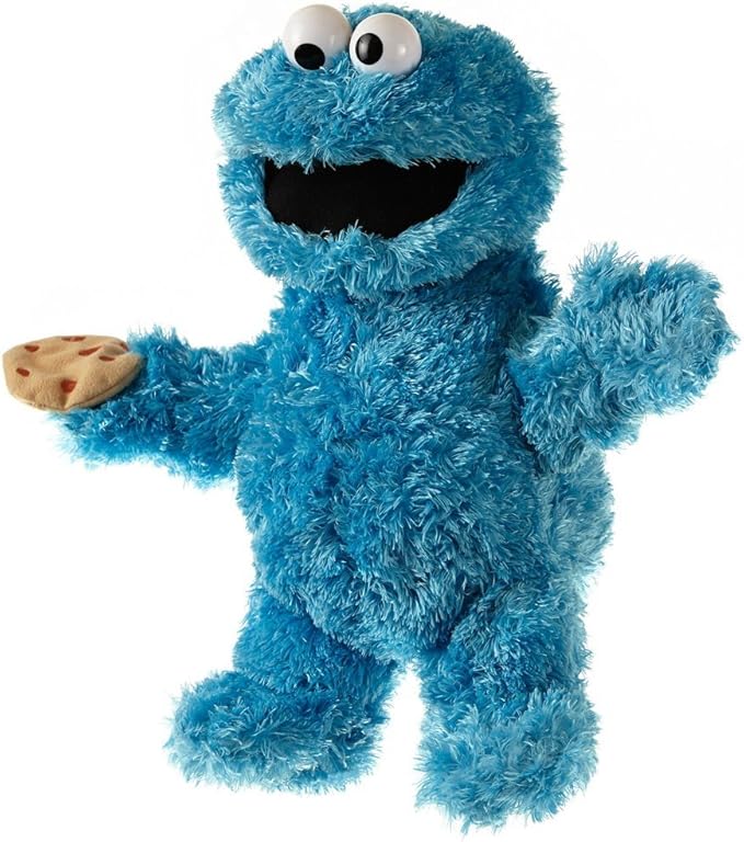 Living Puppets Cookie Monster Hand Puppet Blue S703 Amazon.co.uk Toys