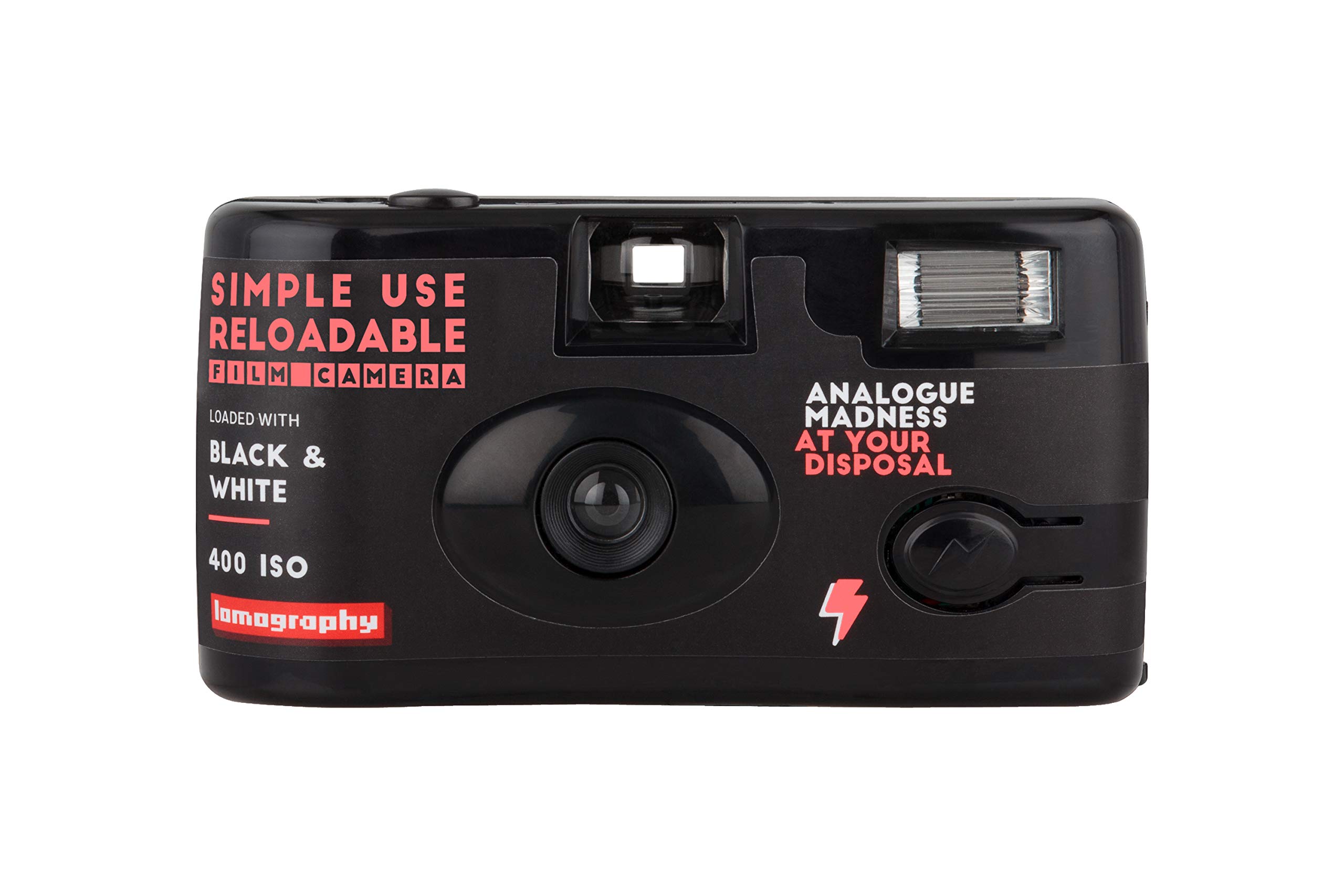 Lomography Simple Use Reloadable Camera Black & White Film