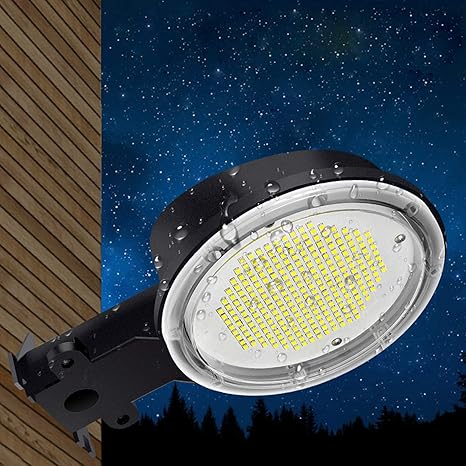 Amazon Co Jp 1 Ledライトセンサーセキュリティライト Ip65防水ledバーンランプ 庭 ガレージ 倉庫 駐車場 庭用の屋外フラッドライトウォールライト Warm White 50w ホーム キッチン