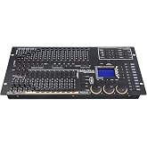 Mini Pearl 1024 DMX Controller, 1024 Channels DJ Lighting Console, Support 96 Fixtures Compatible Avolite Pearl R20 Library, USB Save, for Stage Party Club Bar Show