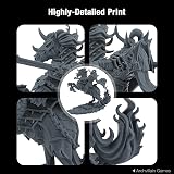 ELEGOO 8K Water Washable Resin 405nm UV 1000G Space Grey for LCD 3D Printers view 3