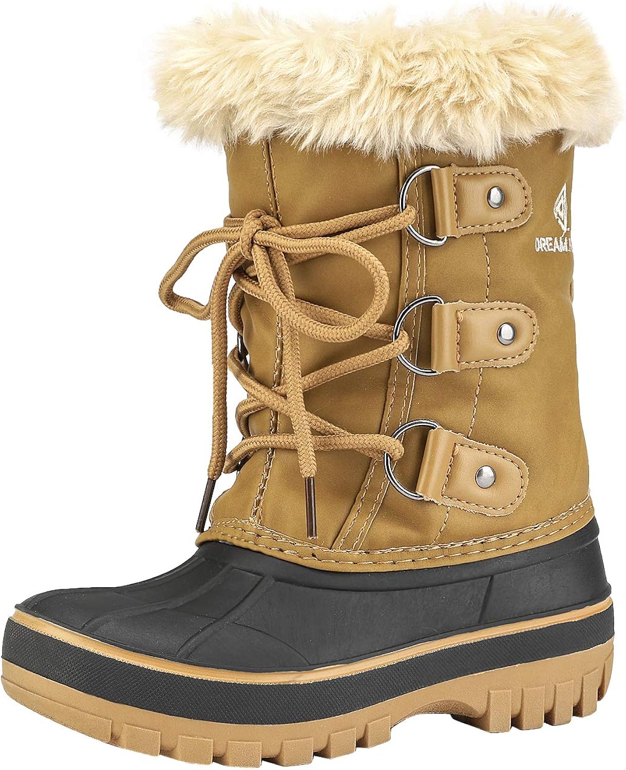  | DREAM PAIRS Boys & Girls Faux Fur-Lined Ankle Winter Snow Boots | Snow Boots