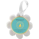 Spongelle Beach Grass Wild Flower Buffer Body Scrubber | Bath & Shower Loofah for Women | Exfoliator with Body Wash Infused Sponge | 14+ uses