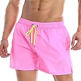 Lncropo Men's Swim Trunks Quick Dry Bathing Suits with Mesh Lining Swimwear Swim Shorts