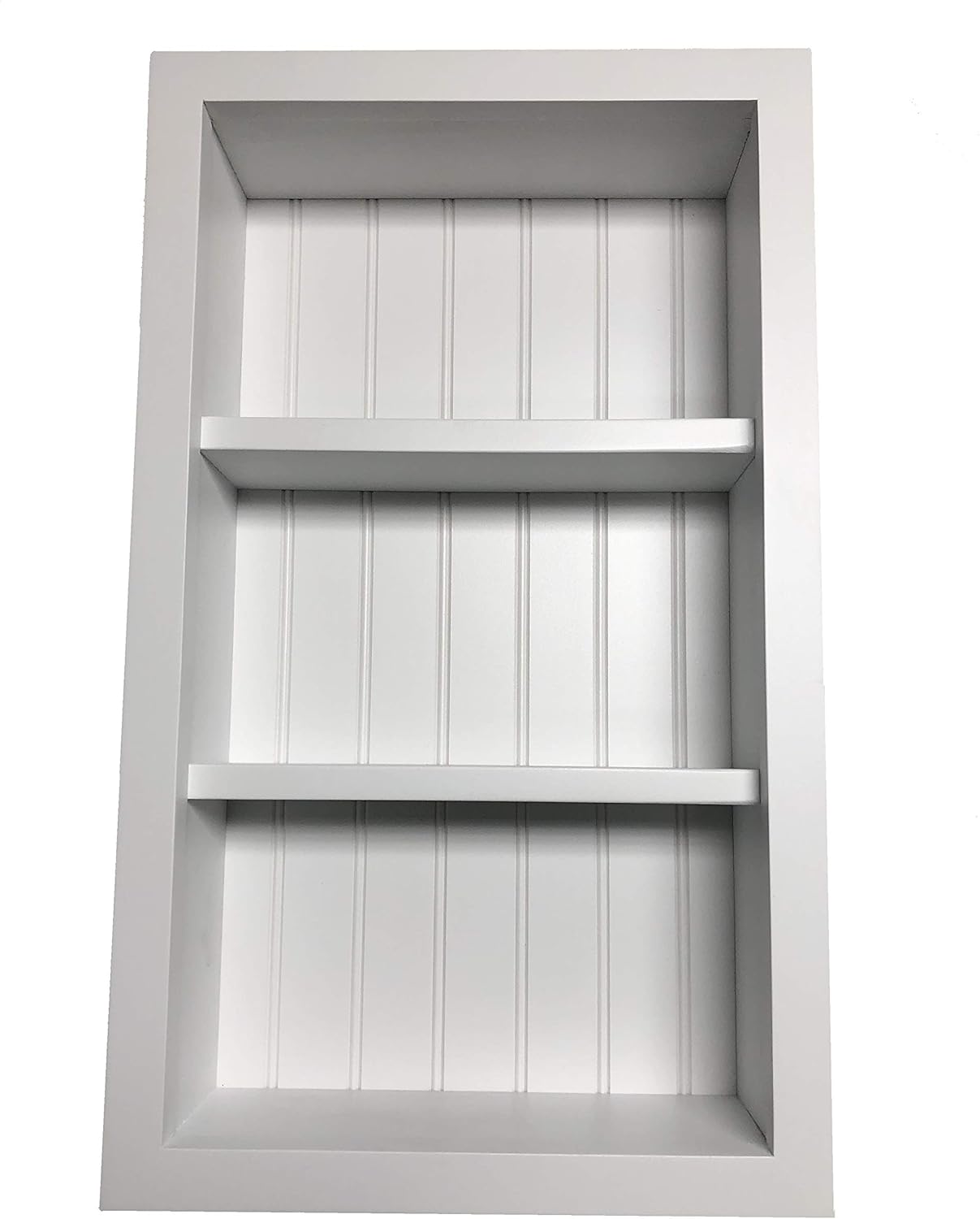 KHS White Recessed Wall Niche Shelf (Medicine