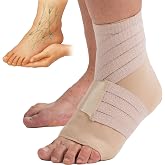 Femovaz&reg; Foot Compression Wrap | Adjustable Foot Wrap Brace | Swollen Foot &amp; Ankle Edema | Lymphedema Relief Sleeve, Size XL-XXL