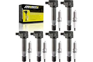 MOAUTO Set of 6 Ignition Coils Pack UF603 30520R70A01 & 6 PCS Iridium Spark Plugs Compatible with Acura RDX RL TL TSX ZDX Honda Accord Crosstour Odyssey Pilot Ridgeline 3.5L 3.7L V6