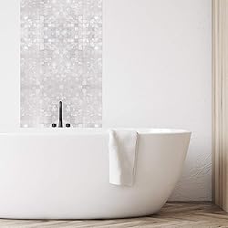 KASARO Peel and Stick Mosaic Shell Backsplash
